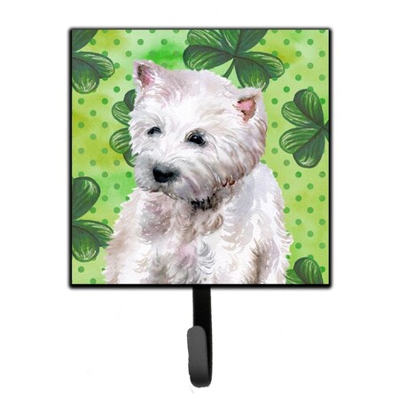 Carolines Treasures Westie St Patricks Leash or Key Holder BB9875SH4